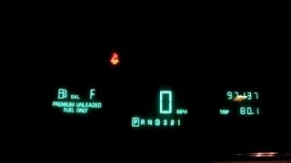 Cadillac Diagnostic Trouble Code Check (Digital Cluster)
