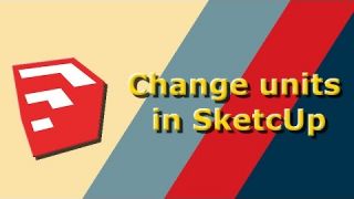 Change Units in SketchUp Warehouse