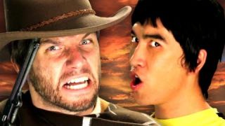 Bruce Lee vs Clint Eastwood. Epic Rap Battles of History Season 2.